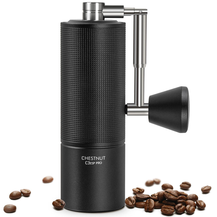 Chestnut C3 ESP PRO, TIMEMORE Kaffeemühle Manuell, Upgrade Integrierte Ganzmetallgehäuse, Handkaffee