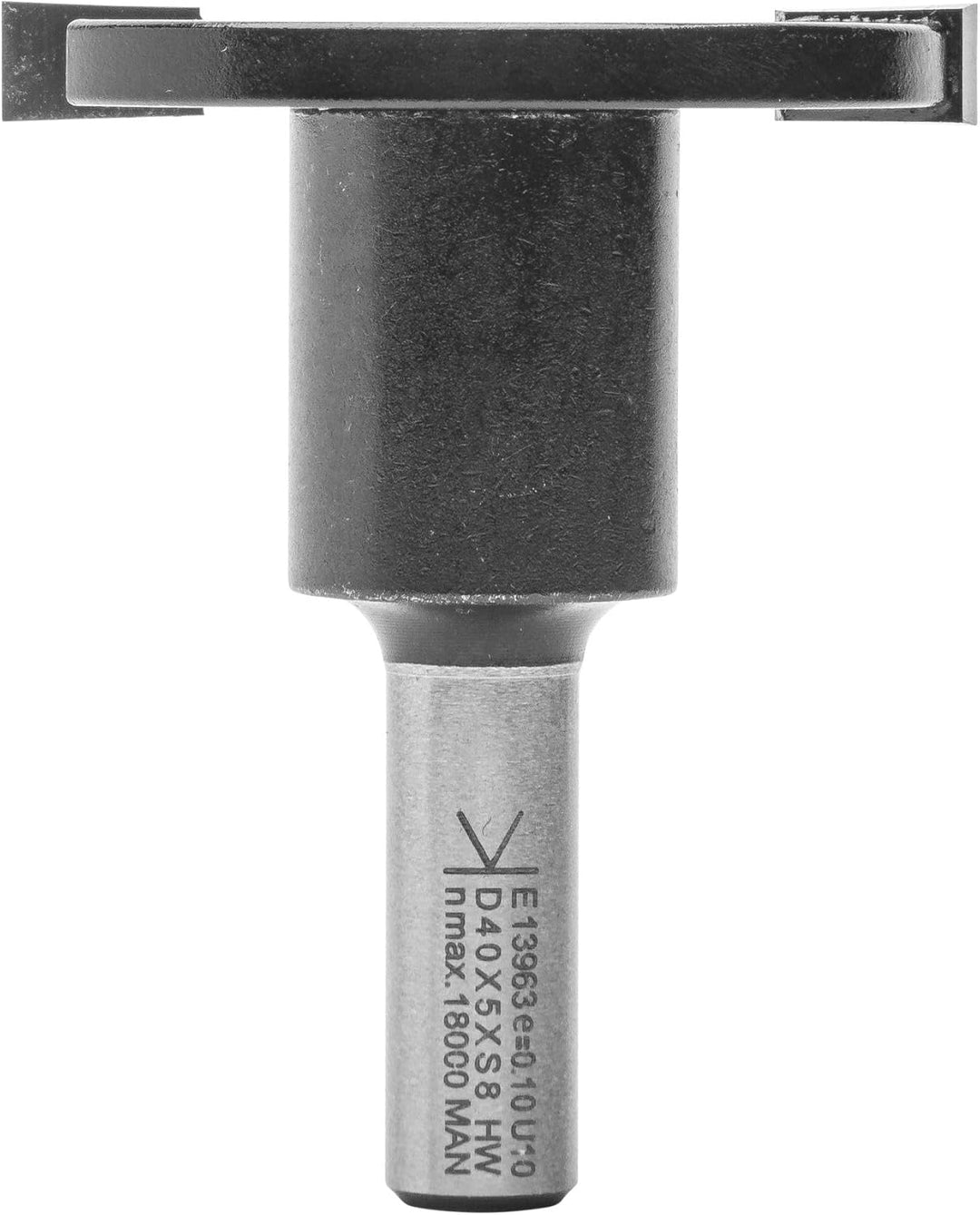 ENT 13963 Scheibennutfräser HW, Schaft (S) 8 mm, Durchmesser (D) 40 mm, NL 5 mm, GL 50 mm, auf Aufna