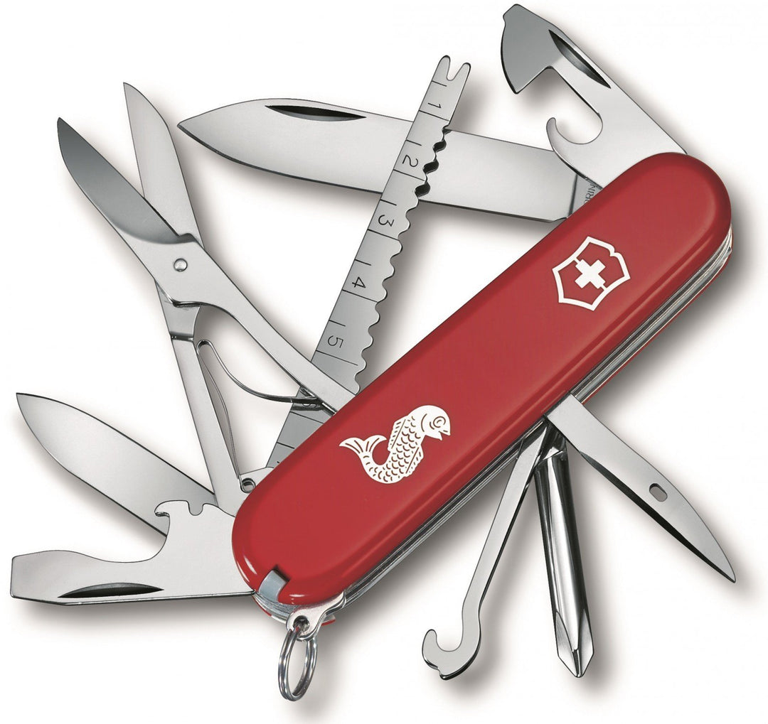 Victorinox, Schweizer Taschenmesser, Fisherman, Multitool, 17 Funktionen, Klinge, gross, Dosenöffner
