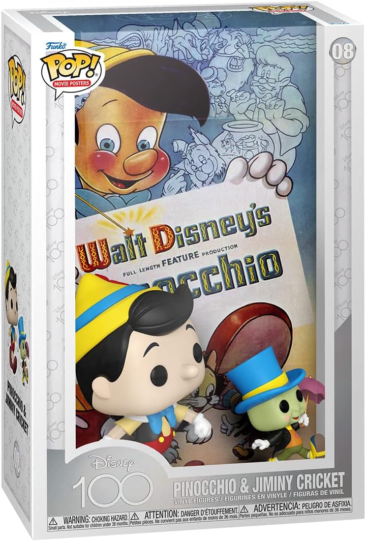 Funko Pop! Movie Poster: Disney - Pinocchio - Vinyl-Sammelfigur - Geschenkidee - Offizielle Handelsw