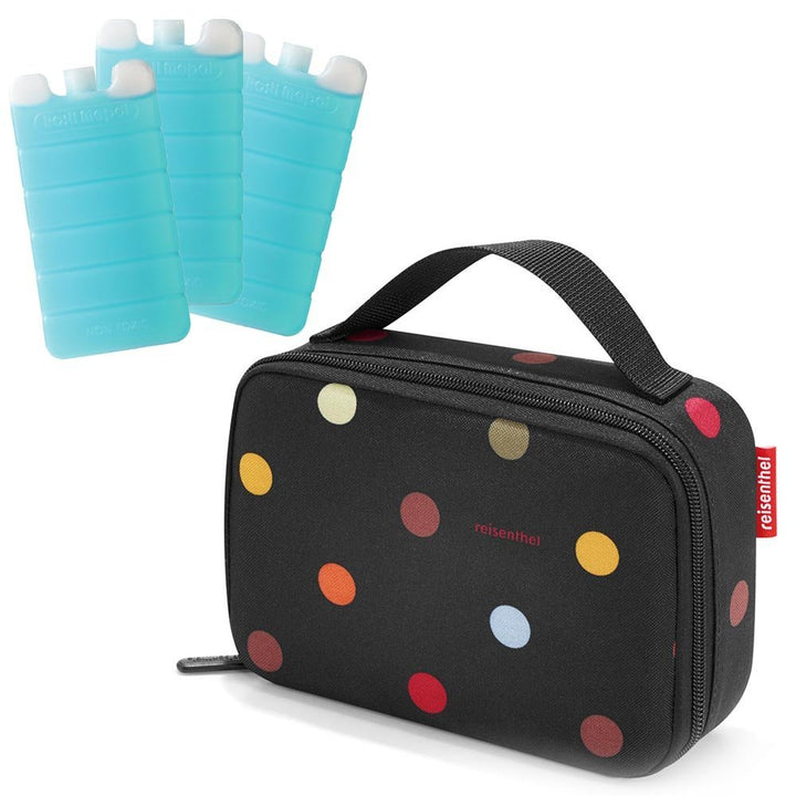 reisenthel thermocase Kühltasche Isoliertasche Plus 3X Mepal Kühlakku zum länger Kühlen dots, dots