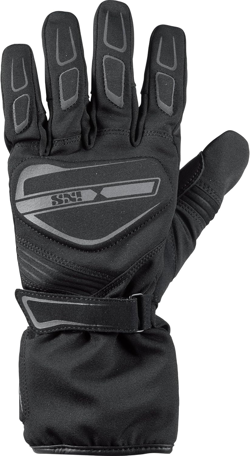IXS Mimba-ST Tour LT Handschuh – Schutz & Komfort – Leder/Textil – EN13594 L Schwarz, L Schwarz