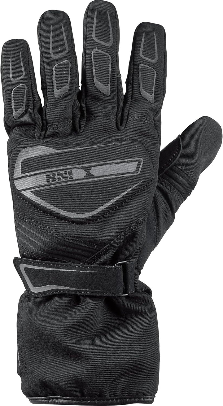 IXS Mimba-ST Tour LT Handschuh – Schutz & Komfort – Leder/Textil – EN13594 L Schwarz, L Schwarz