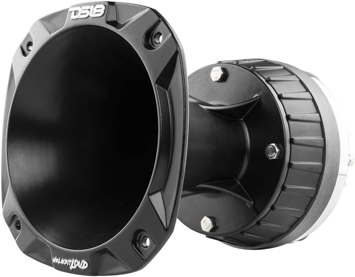 DS18 PRO-DKH1X Titan-Kompressionstreiber mit 5,1-cm-Sucher und Aluminium-Horn-Kit – 640 W, 8 Ohm Mit