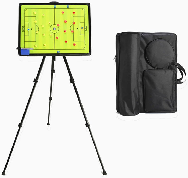 RoseFlower Trainer Taktiktafel Fussball, Profi Faltbares Fussball Taktikmappe Soccer Taktikboard Foo