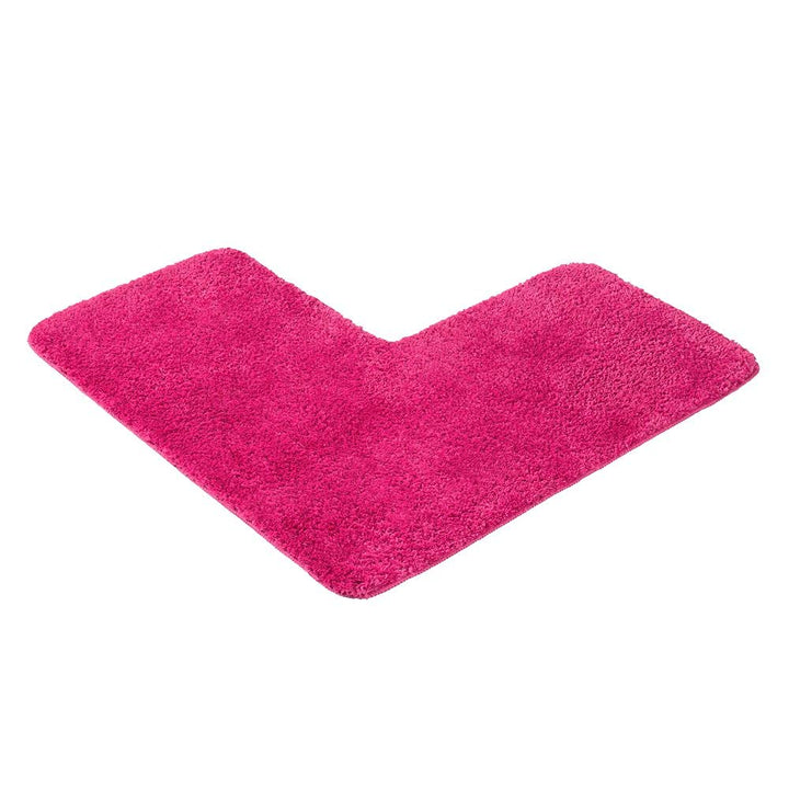 PANA Flauschiger Duschvorleger mit Eckausschnitt • Badematte in versch. Farben und Grössen • Badtepp