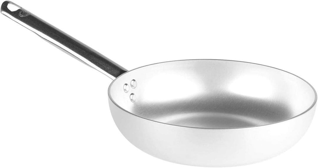 Pentole Agnelli Pfanne Senkkopf Hohe aus Aluminium mit 1 Bügel 5 mm 32 cm, 32 cm