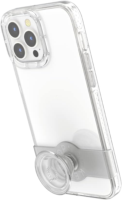 PopSockets: PopCase Hülle für iPhone 13 Pro Max mit Abnehmbarem PopGrip Slide Sockel und Griff mit A