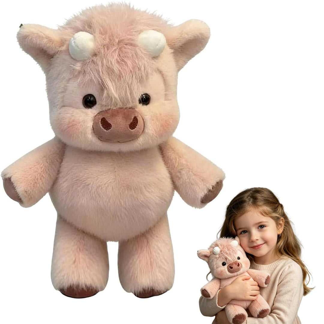 45CM Running Plushies, Kuh Kuscheltier Running Cow Plüschtier, Zoomie Running Plush Cow Stofftier, N