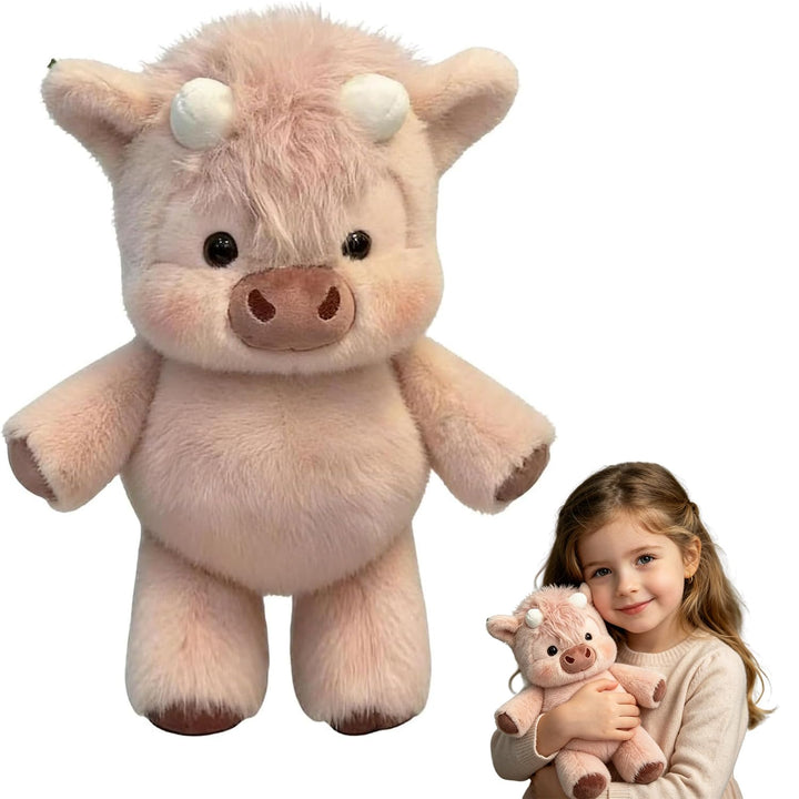45CM Running Plushies, Kuh Kuscheltier Running Cow Plüschtier, Zoomie Running Plush Cow Stofftier, N