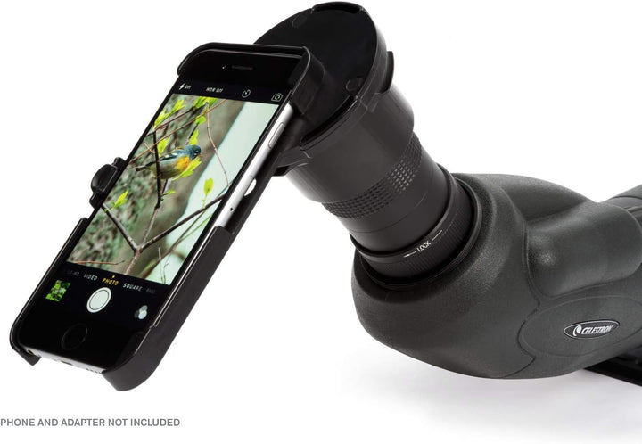 Celestron 52332 TrailSeeker 80mm Angled Spotting Scope Telescope, Black Trailseeker 80 - Angled, Tra