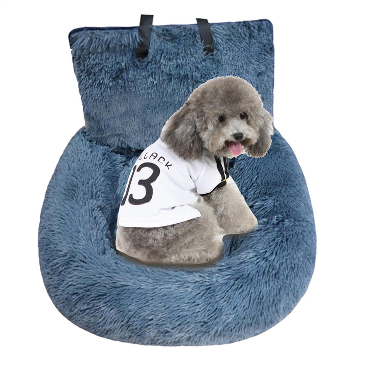 Hunde Autositz, Hundebett Auto, Hunde Autositz Fluff-y Inkl. Sicherheitsgurt, Haustier-Autositz, Aut