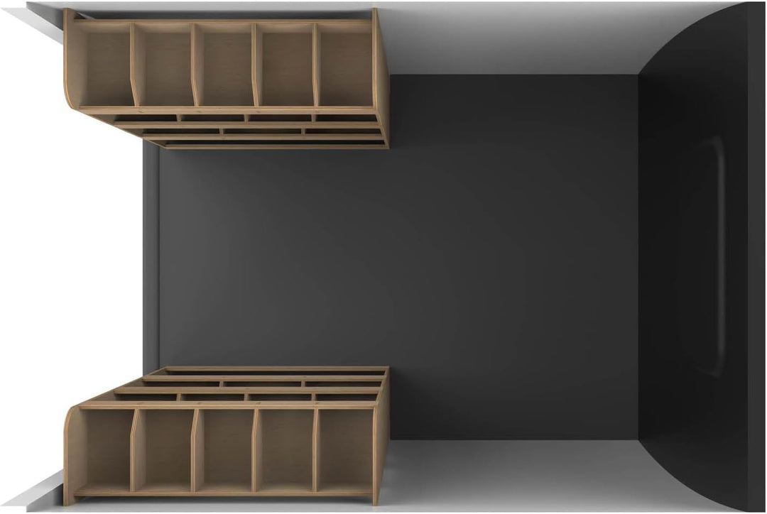 Vanify - Kompatibel mit Volkswagen Transporter T5 T6 L1 2003+ Fahrzeugeinrichtung Fahrzeugregale, do