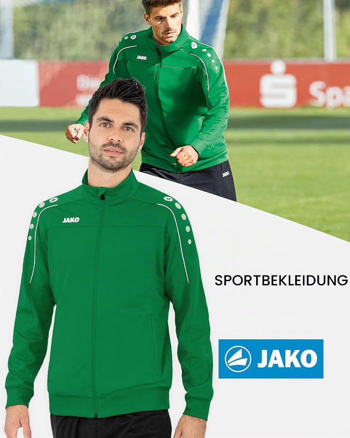 JAKO Herren Trainingsanzug Polyester Classico, nightblue/citro, XXL, M9150 M sportgrün, M sportgrün