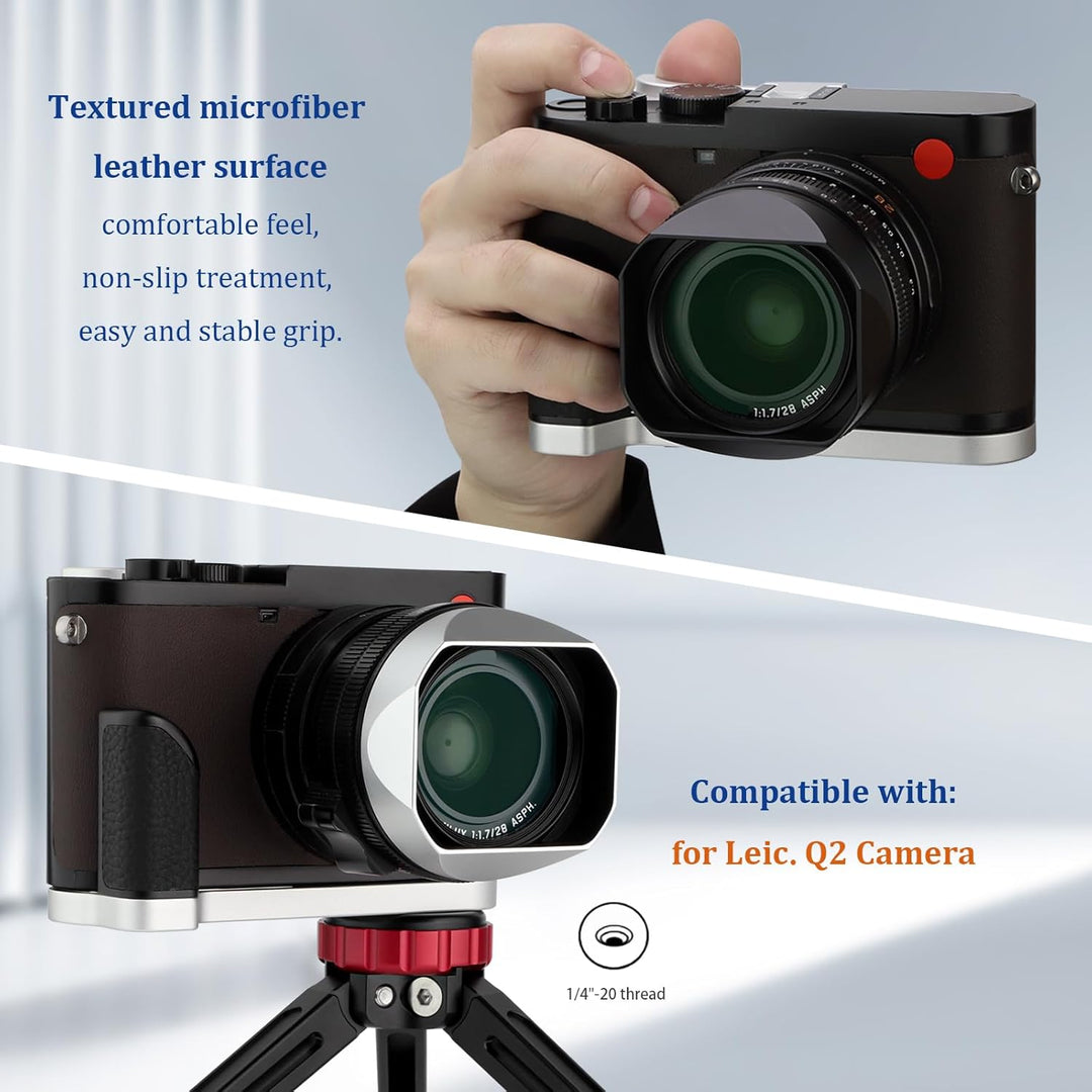 Haoge HG-Q2W Handgriff-Halterung für Leica Q2 Kameragehäuse