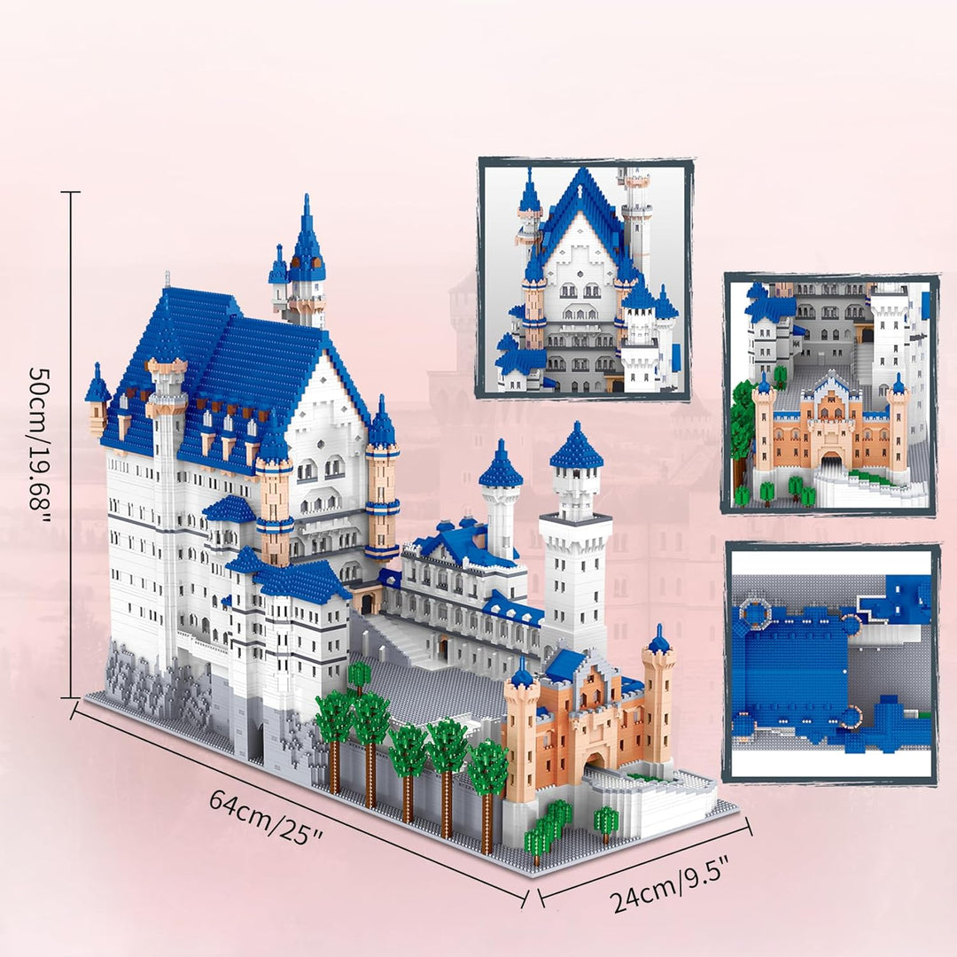 LULUFUN Baustein-Set, Mini Bausatz, berühmte Architektur Mini Block Set, Spielzeug Geschenke für Erw
