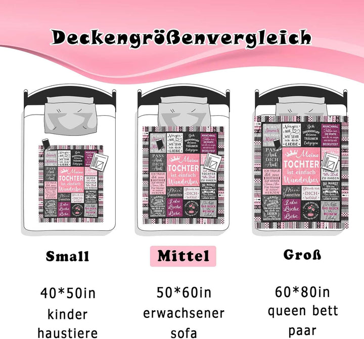 Geschenk für Tochter Weihnachten, Tochter Geschenke von Mama Mutter, Beste Meine Tochter Geschenke f