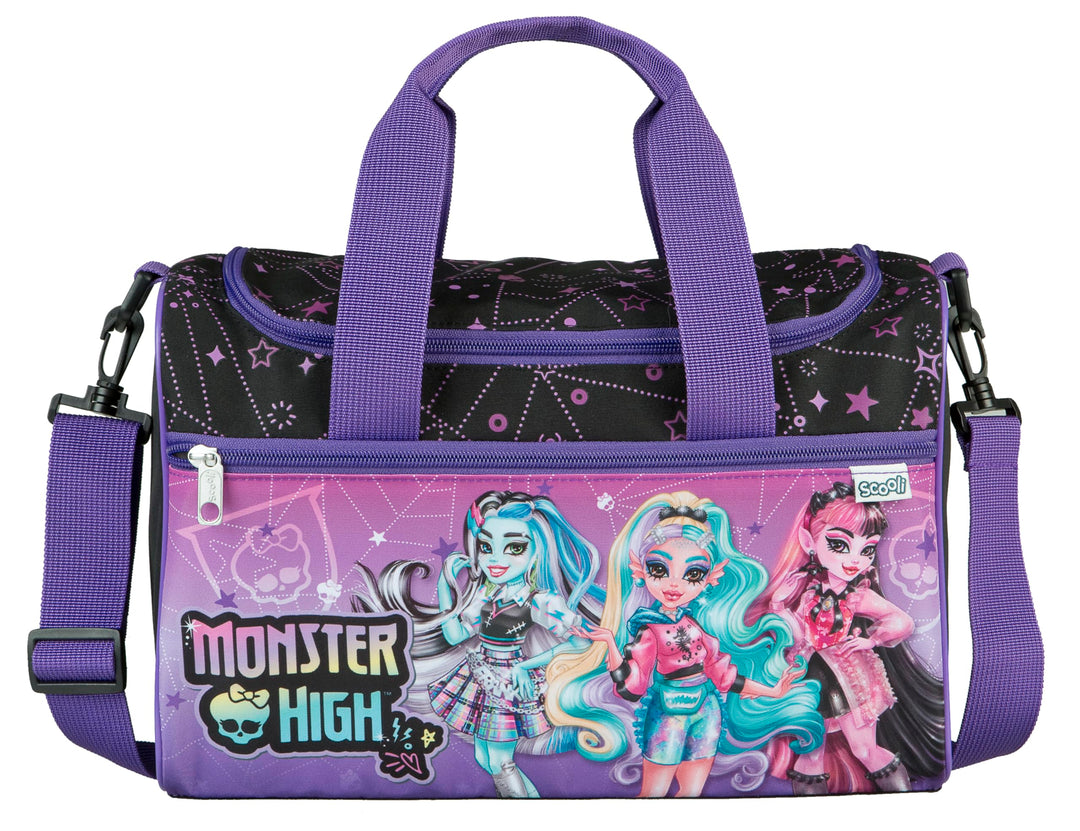 Scooli - Sporttasche für Kinder - 23 x 35 x 16 cm - geräumiges Hauptfach - Verstellbarer Schultergur