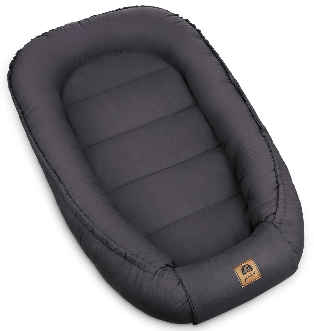 PIMKO Babynest Babynestchen für Baby Kuschelnest 2-seitig Babykokon für Säuglinge und Neugeborene Ba