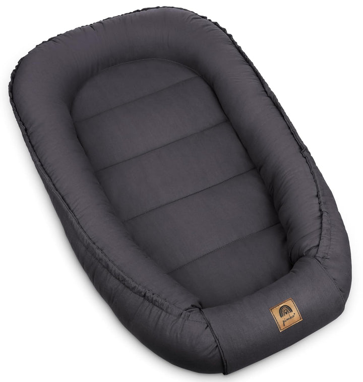 PIMKO Babynest Babynestchen für Baby Kuschelnest 2-seitig Babykokon für Säuglinge und Neugeborene Ba