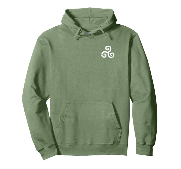 triskele triskel triskelion symbol - Grunge Gothic Occult Pullover Hoodie