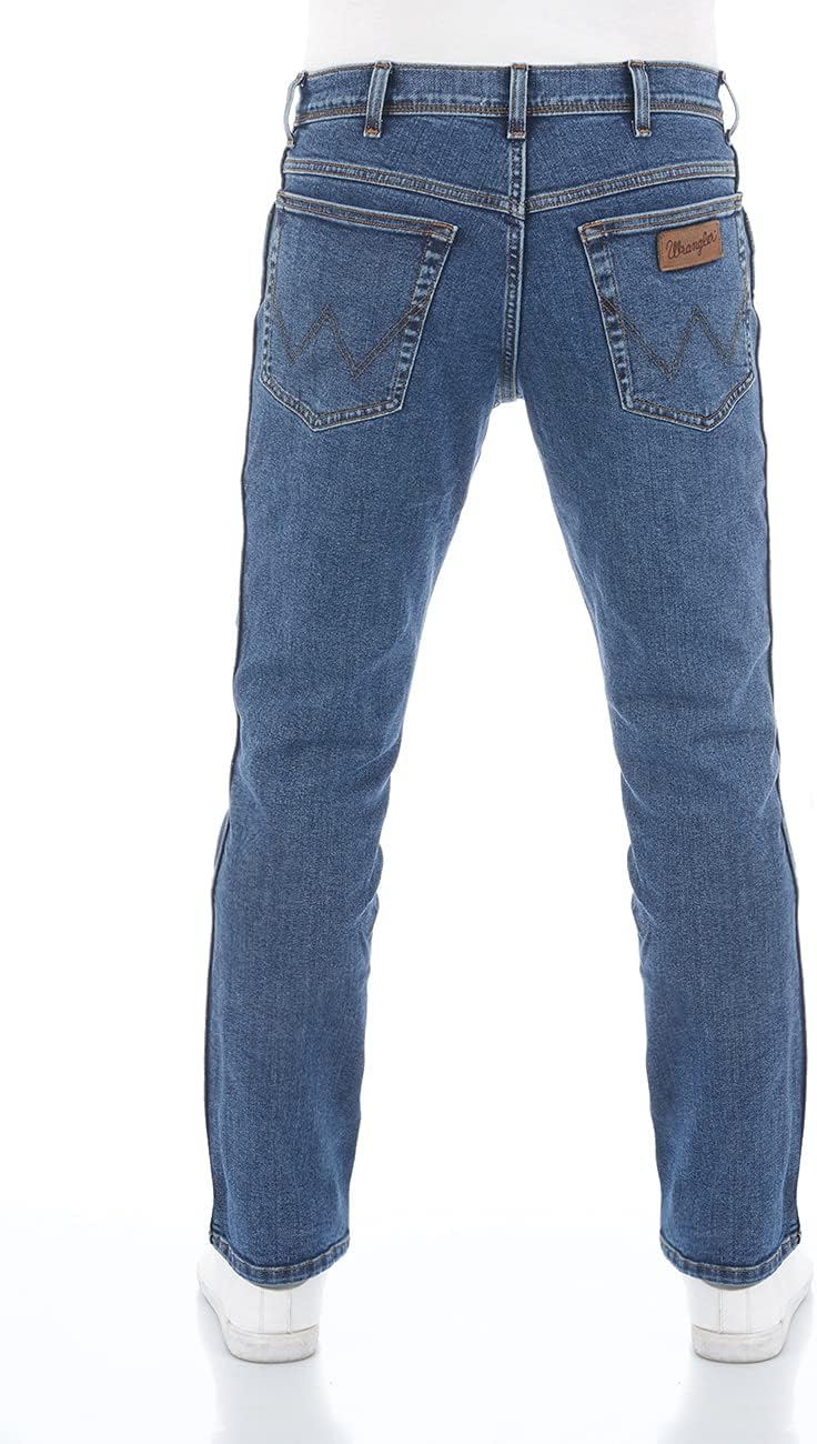Wrangler Herren Texas Slim Jeans 42W / 32L Stonewash, 42W / 32L Stonewash