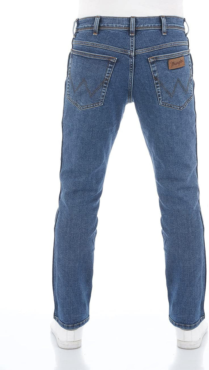 Wrangler Herren Texas Slim Jeans 42W / 32L Stonewash, 42W / 32L Stonewash
