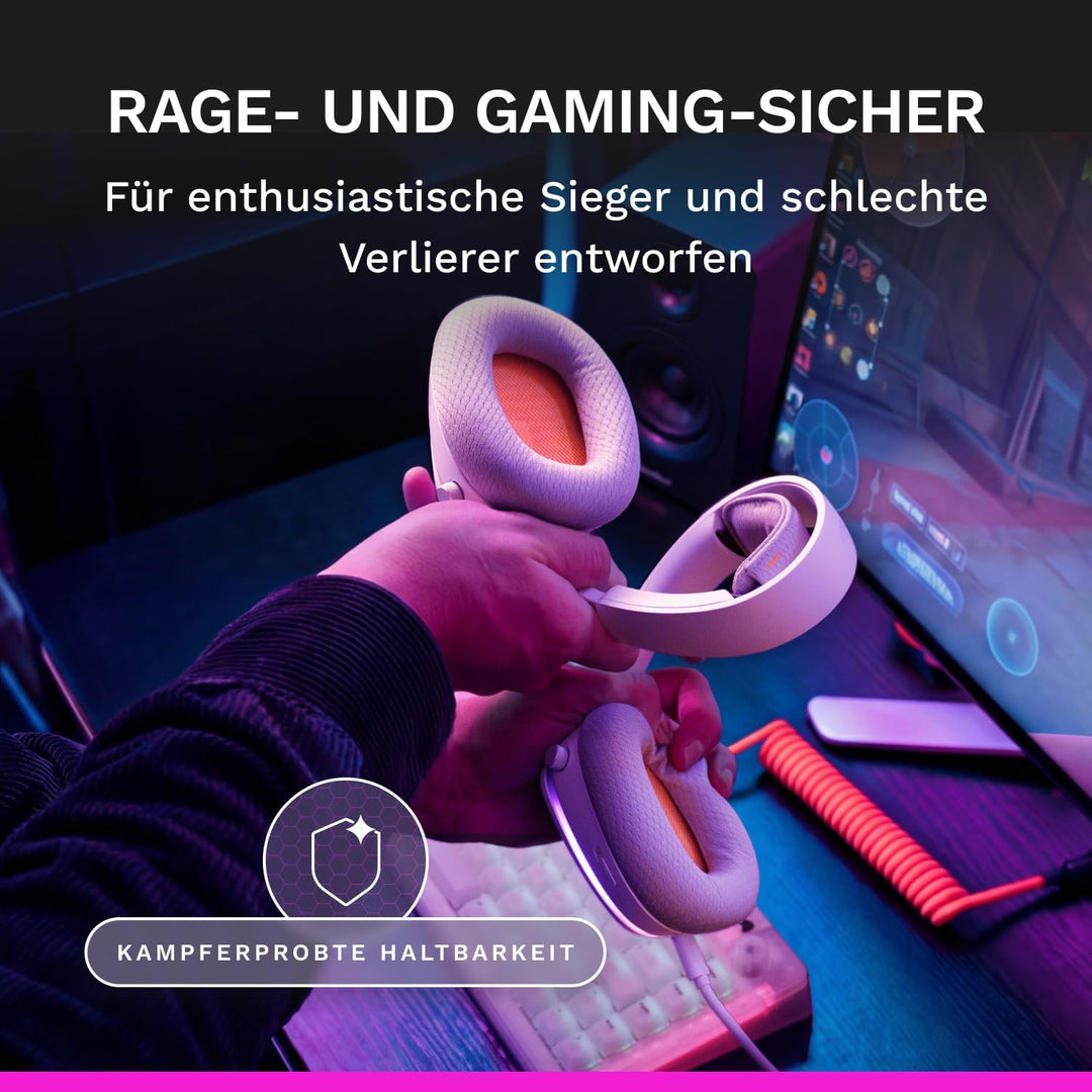 GLORIOUS GHS Eternal RGB – Stereo-RGB-Gaming-Headset für PC, PS5, PS4, Switch – speziell abgestimmte