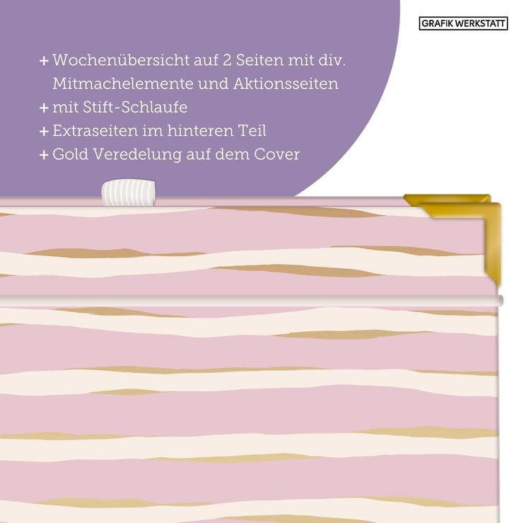 Terminplaner A5 Premium 2027 Bunt: Premium-Terminplaner, Bunt