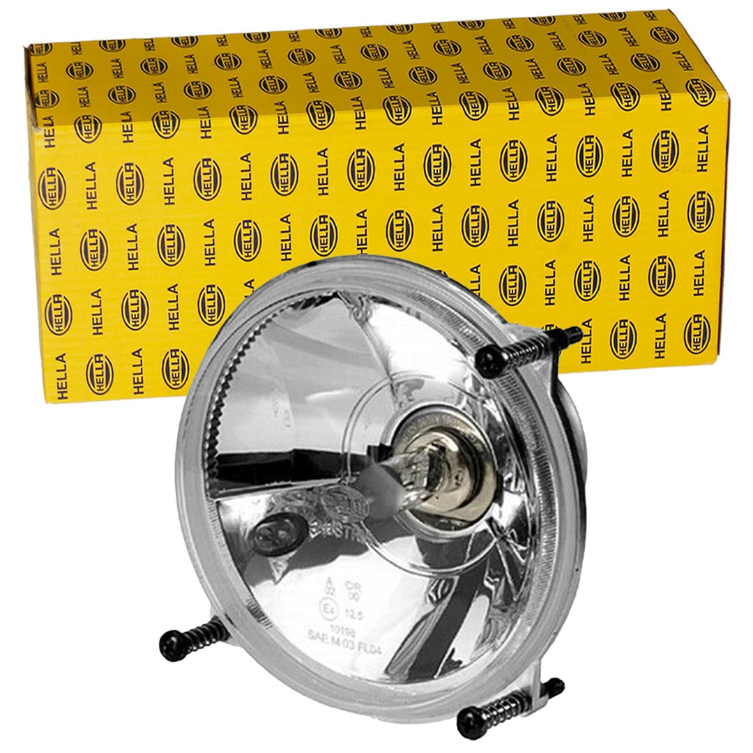 HELLA - Halogen/FF-Hauptscheinwerfer - M133 - 12V - rund - Referenzzahl: 12.5 - Einbau - glasklare S
