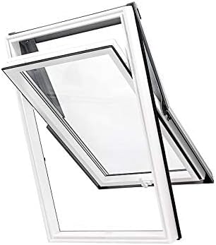 AFG Skylight Kunststoff Dachfenster PVC 114 x 140 mit Eindeckrahmen Dachflächenfenster Schwingfenste