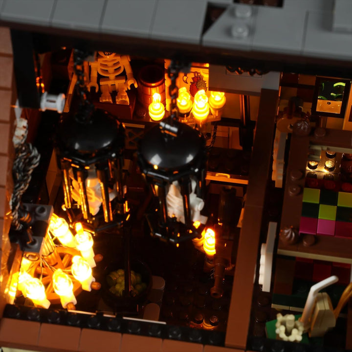BRIKSMAX Led Lighting Kit for LEGO-21341 Disney Hocus Pocus: The Sanderson Sisters' Cottag - Compati