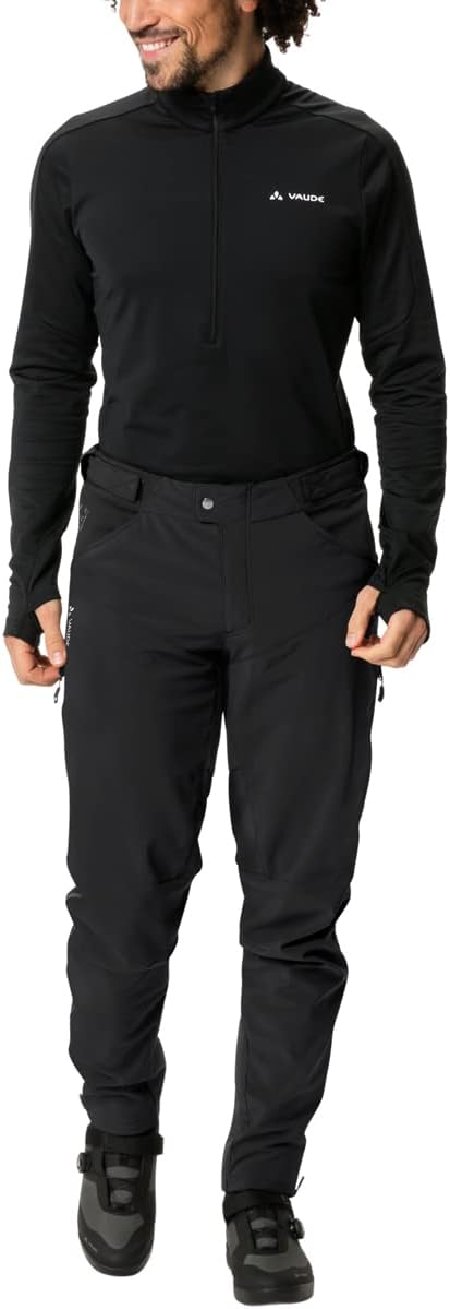 VAUDE Herren Men's Qimsa softshell bukser Ii S/S+l/S Hose, Black/Black, M Lang EU