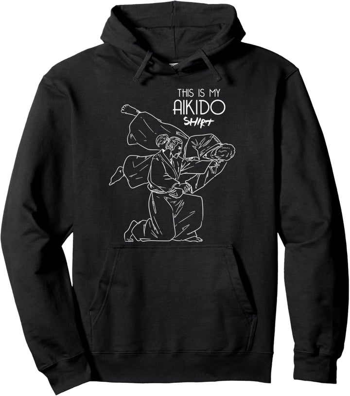Lustiger Spruch für Aikido Fan Aikidoka Pullover Hoodie