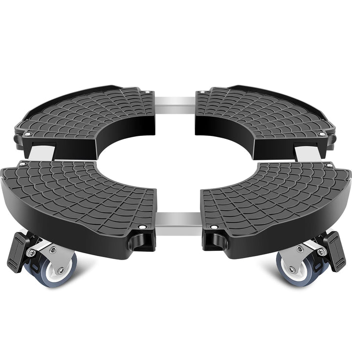 Linkax Pflanzenroller Ø 35-48cm, Rollbrett Pflanzen bis 150 KG, Untersetzer Blumentopf Gross Pflanze