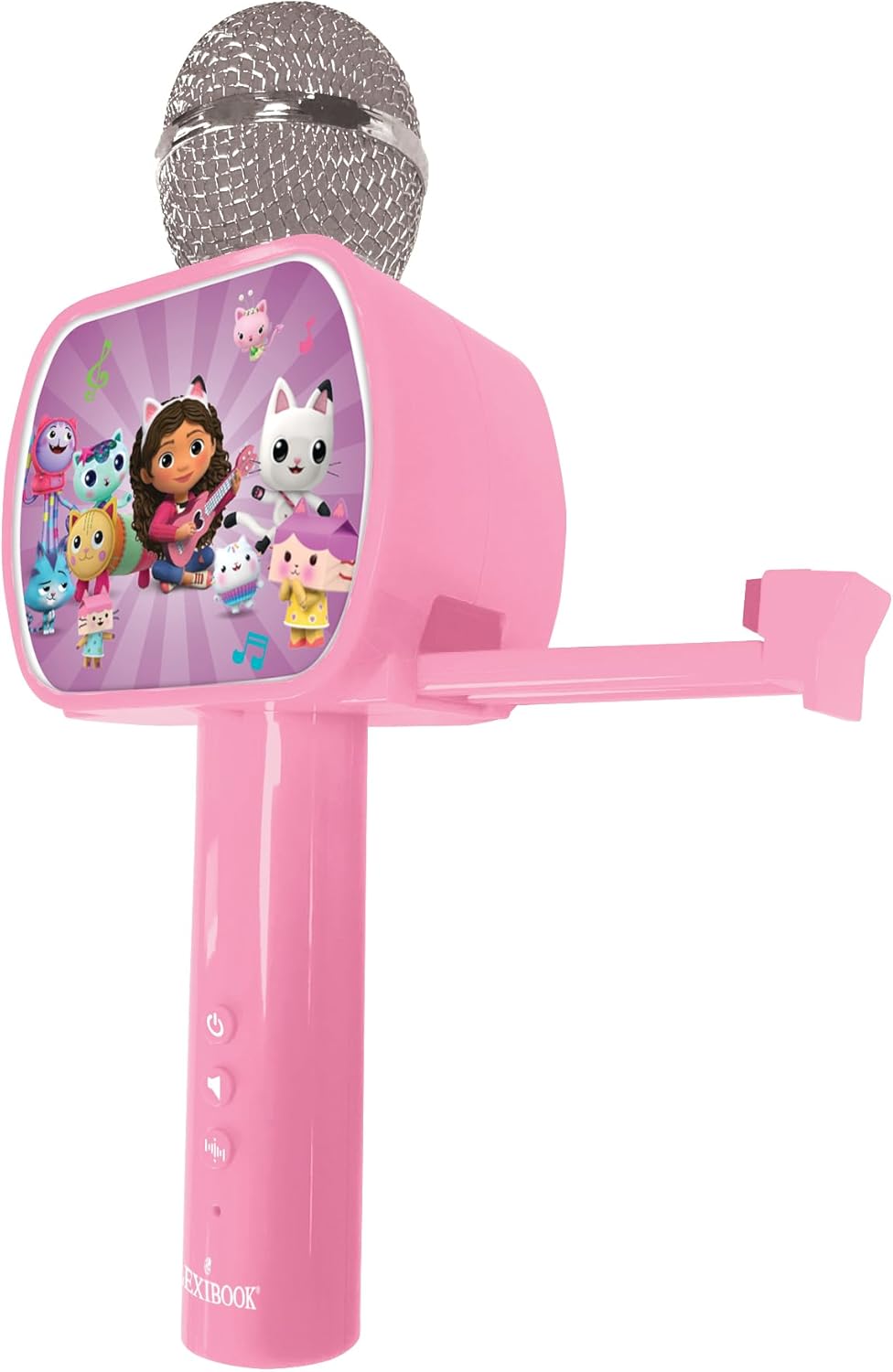Lexibook, Gabby's Dollhouse, Bluetooth®-Mikrofon mit Stimmveränderungsfunktion, integrierter Lautspr