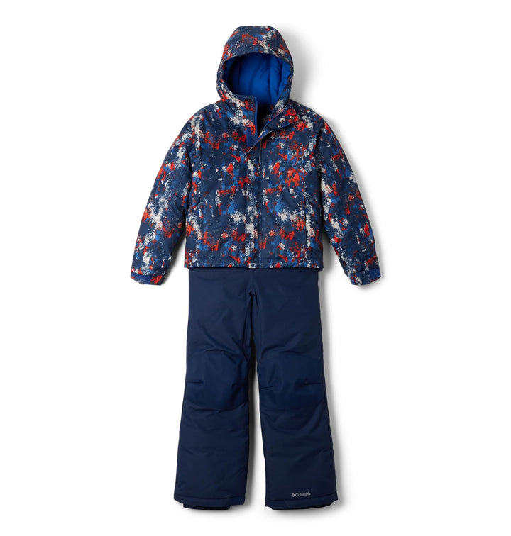 Columbia Unisex Kinder Buga 2 Set Schneeanzug Skijacke und Hose Set (1er Pack) XXS Mountain Blue Tim