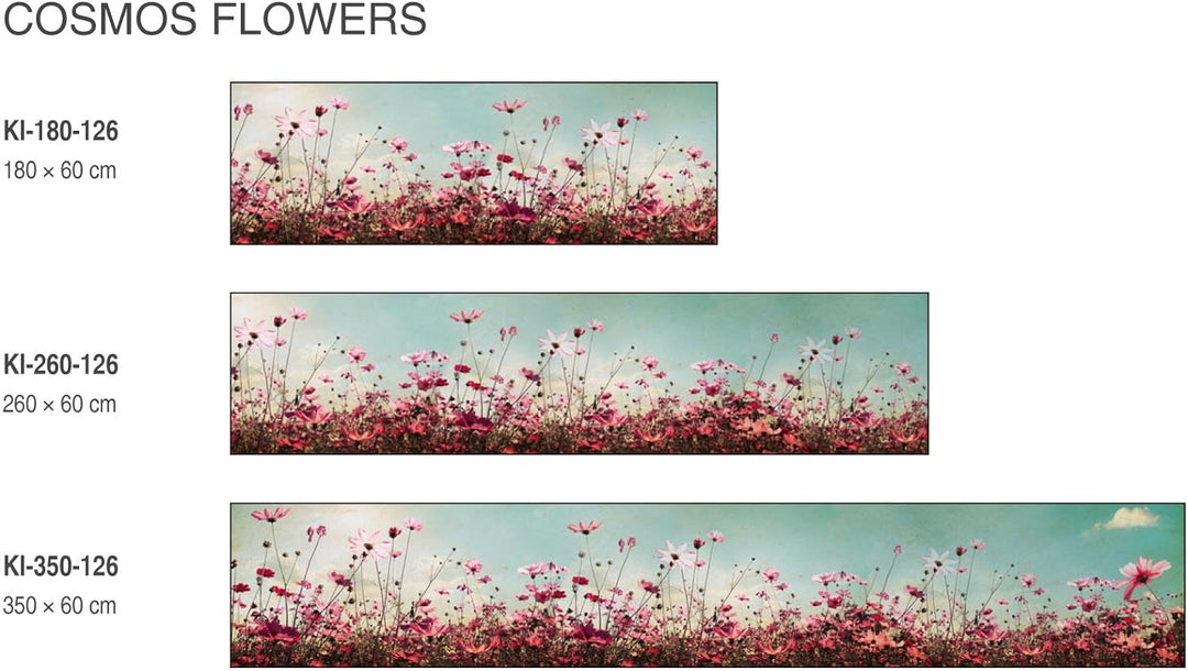 DIMEX Küchenrückwand Folie Selbstklebend KOSMEEN 180 x 60 cm | Klebefolie - Dekofolie - Spritzschutz