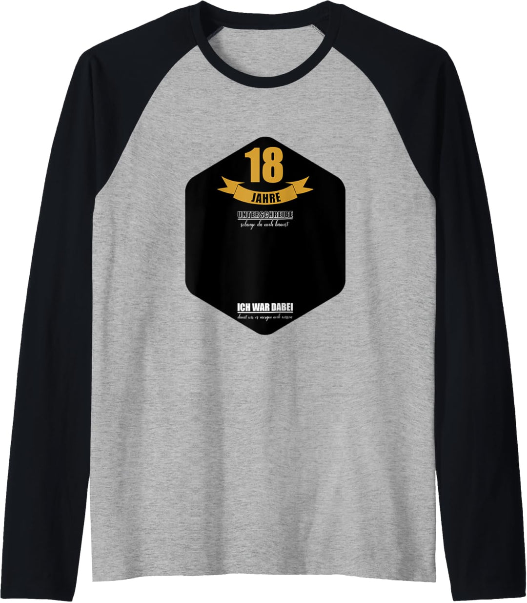 18 Jahre Geburtstag Party Lustiges 18 Geburtstag Gästebuch Raglan