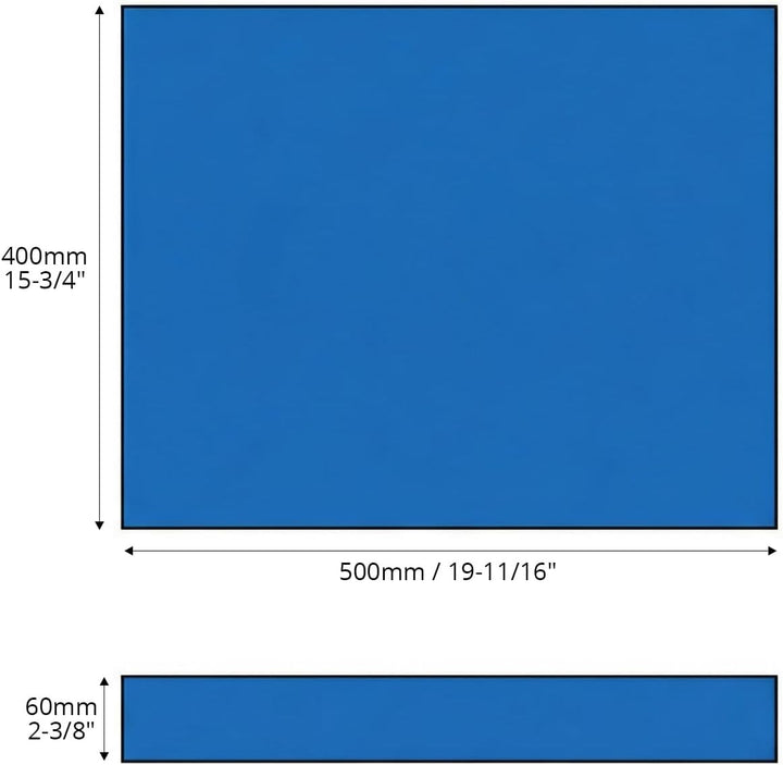 QWORK® Balance Pad 50 * 40 * 6cm für Gleichgewicht- & Stabilitätstraining – Gleichgewichtstrainer au