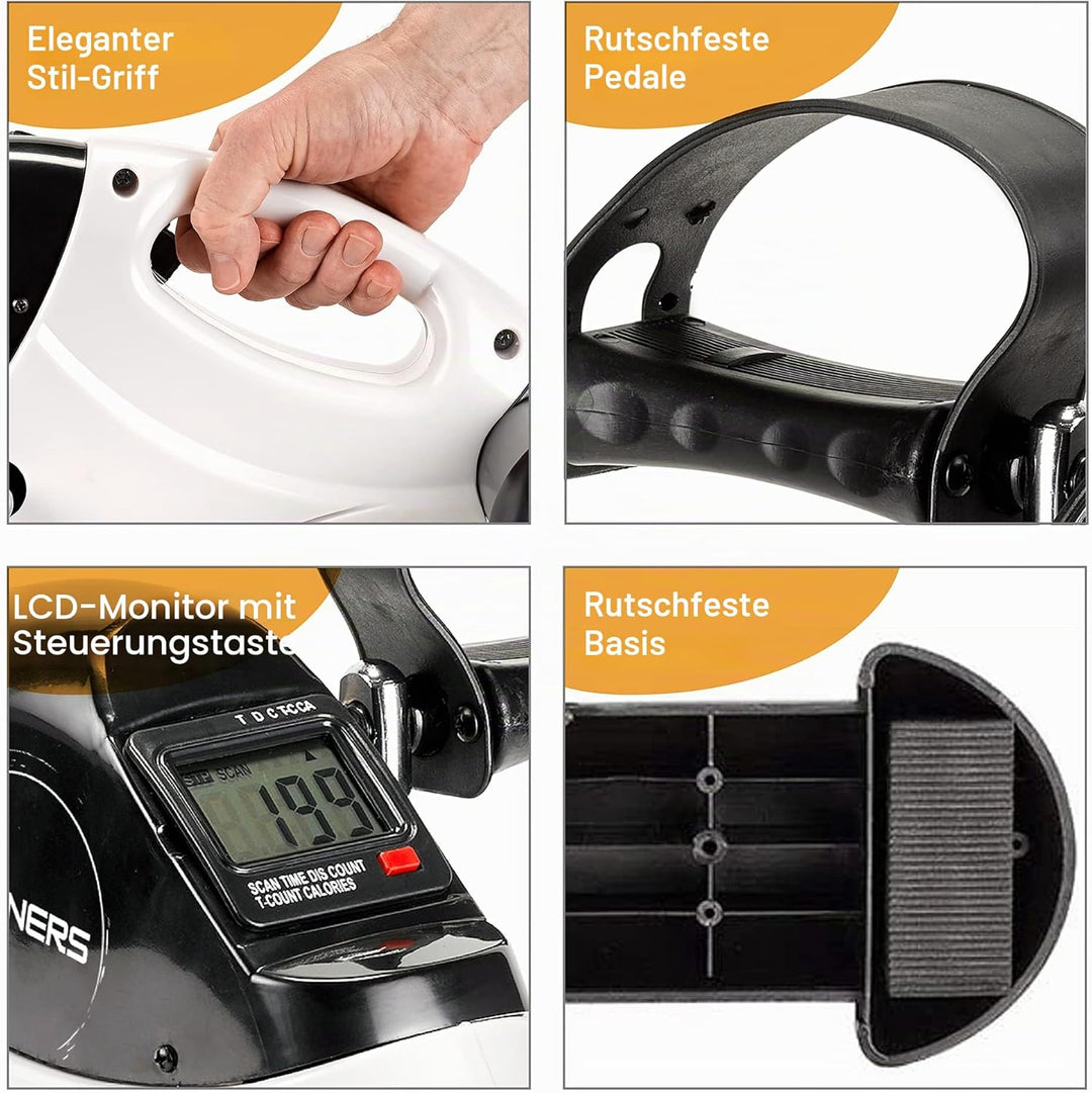 Statische Fitness-Pedale, Mini-Heimtrainer, statisches Elektro-Pedal, Trainingsgerät zu Hause, Pedal