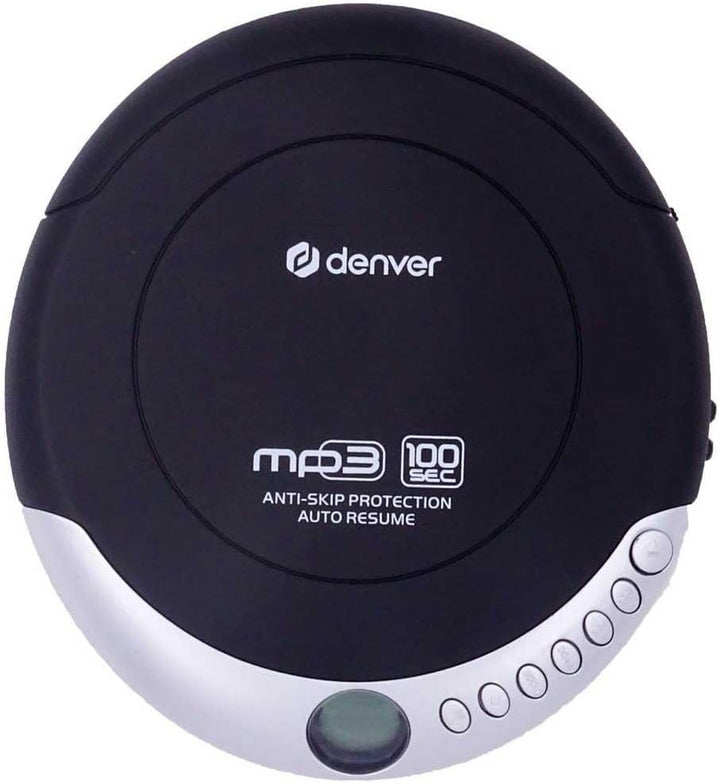 Denver Tragbarer CD-Player DMP-391. Walkman kompatibel mit CDs, CD-R und CD-RW CD-RW. Anti-Schock-Fu