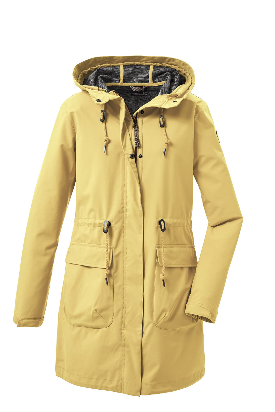 G.I.G.A. DX Damen Gs 99 Wmn Sftshll Prk Casual Softshell Parka mit Kapuze 36 gebranntes gelb, 36 geb