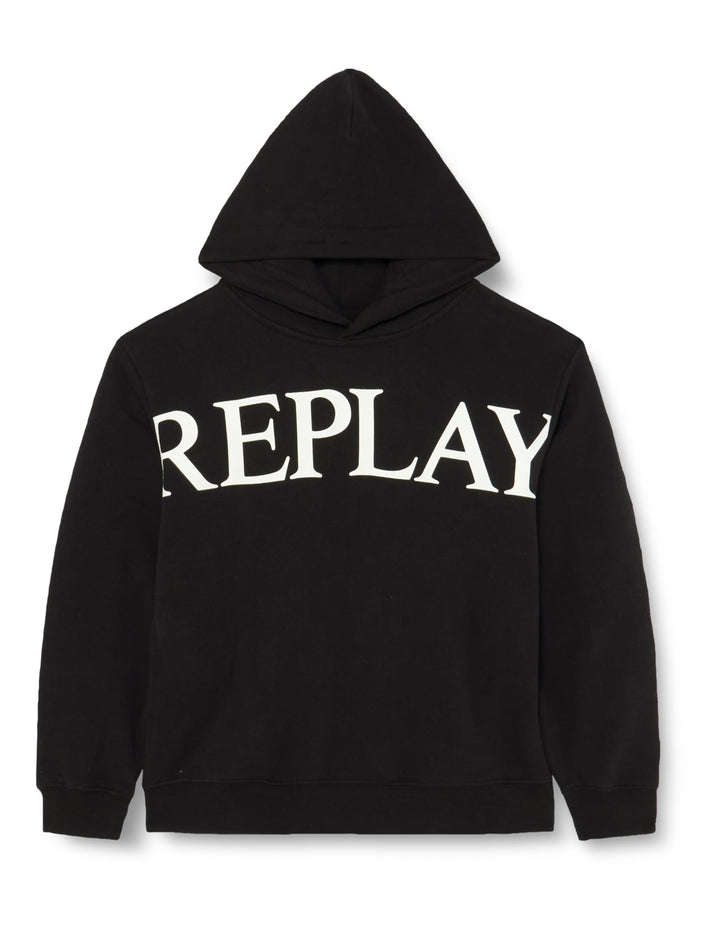 Replay Jungen Hoodie aus Baumwolle 8 Jahre Black 098, 8 Jahre Black 098