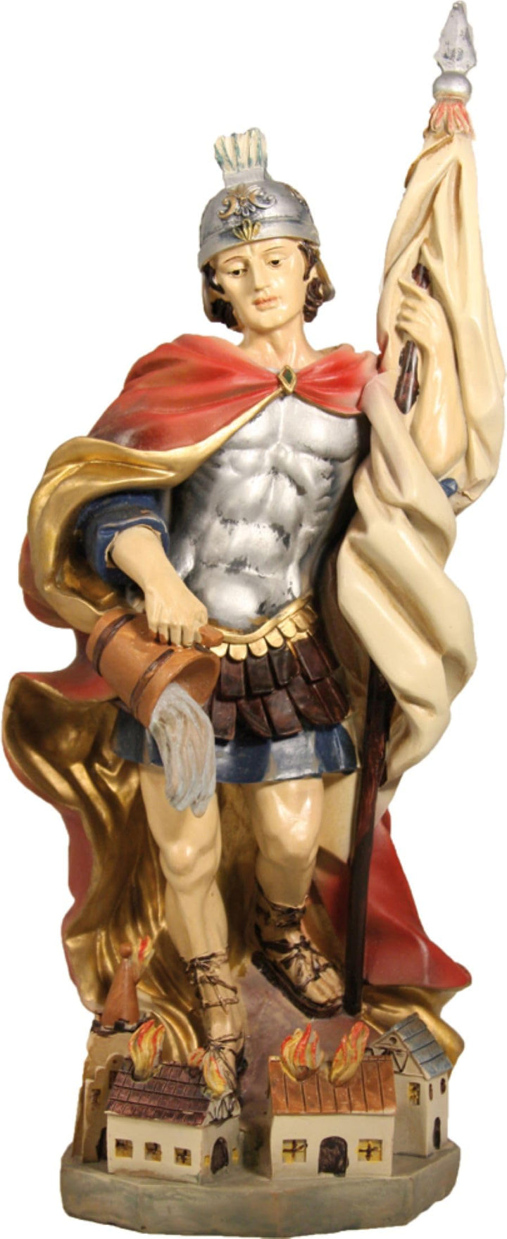 FADEDA Hlg. Florian/Höhe:36 cm/handbemalt/detailgetreue Krippen Figuren - Weihnachten Tisch Dekorati