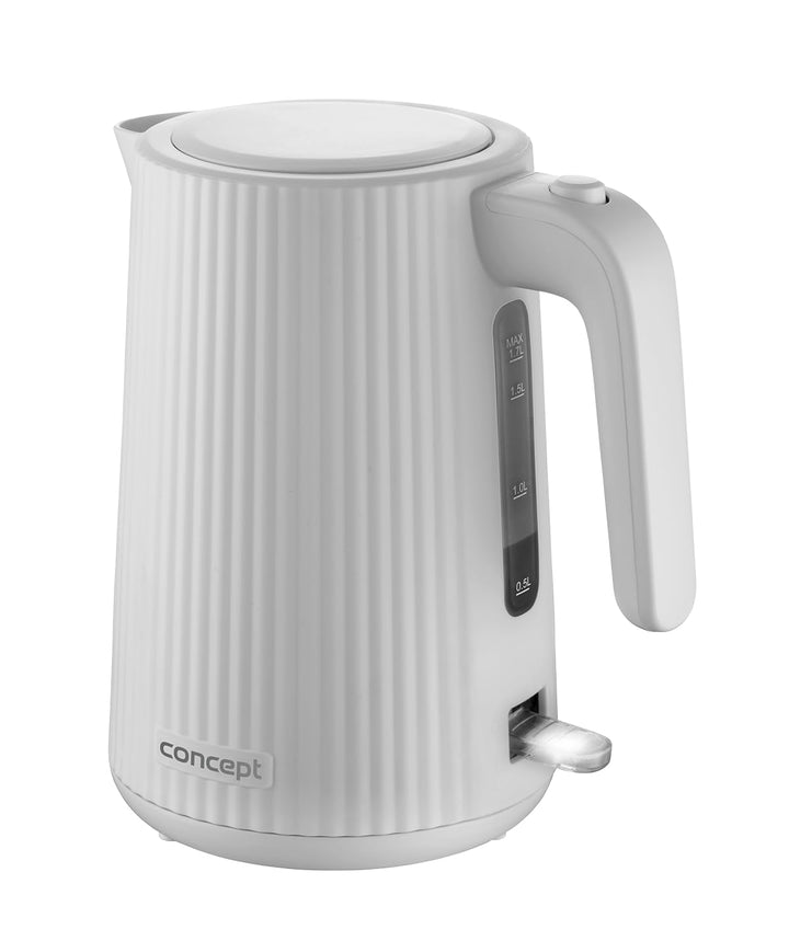 Concept RK2390 Wasserkocher 1,7 l, weiss 1.7 Liter Weiss, 1.7 Liter Weiß