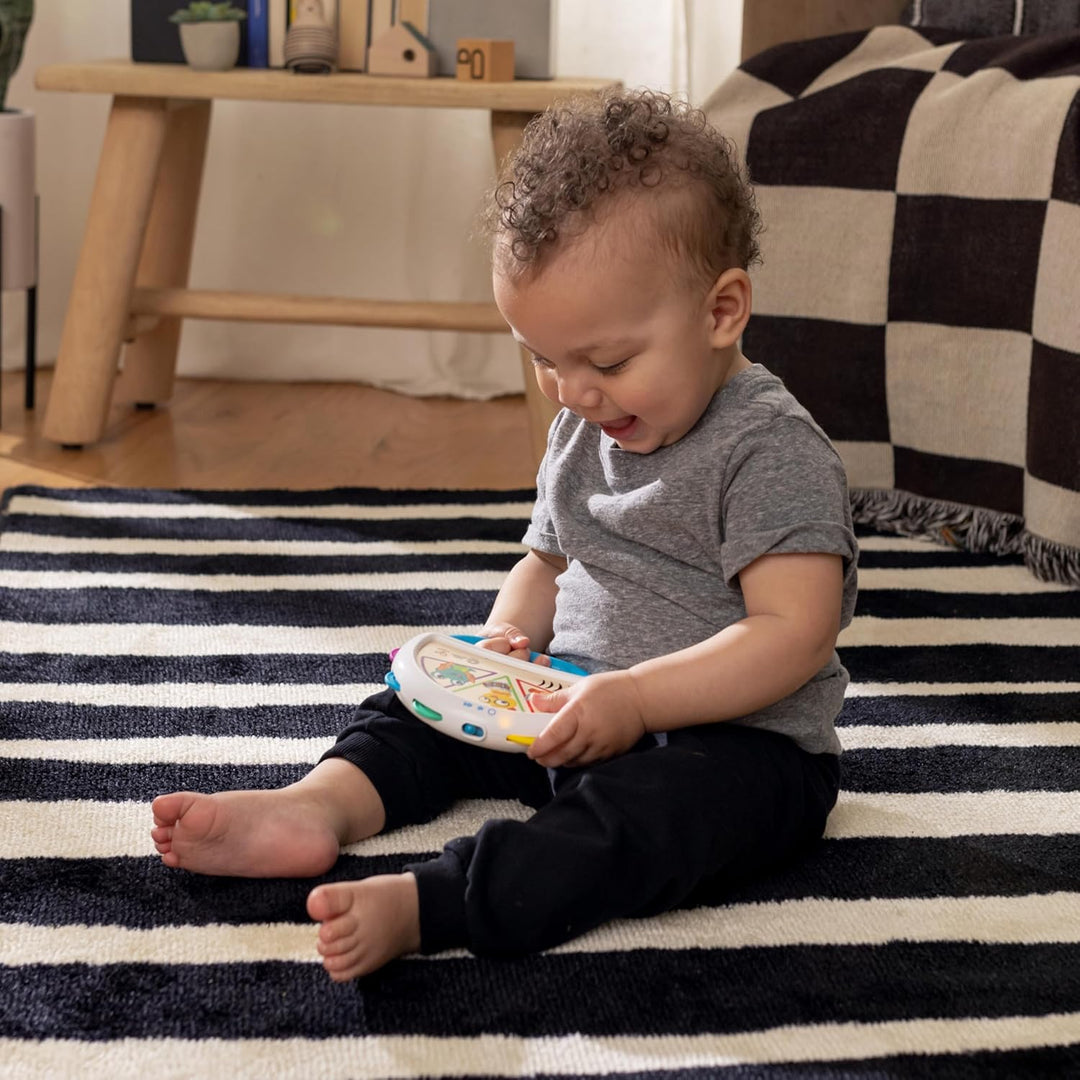 Baby Einstein, Hape Tap & Shake Magic Touch Tamburin – Musikalisches Babyspielzeug, Fördert Feinmoto