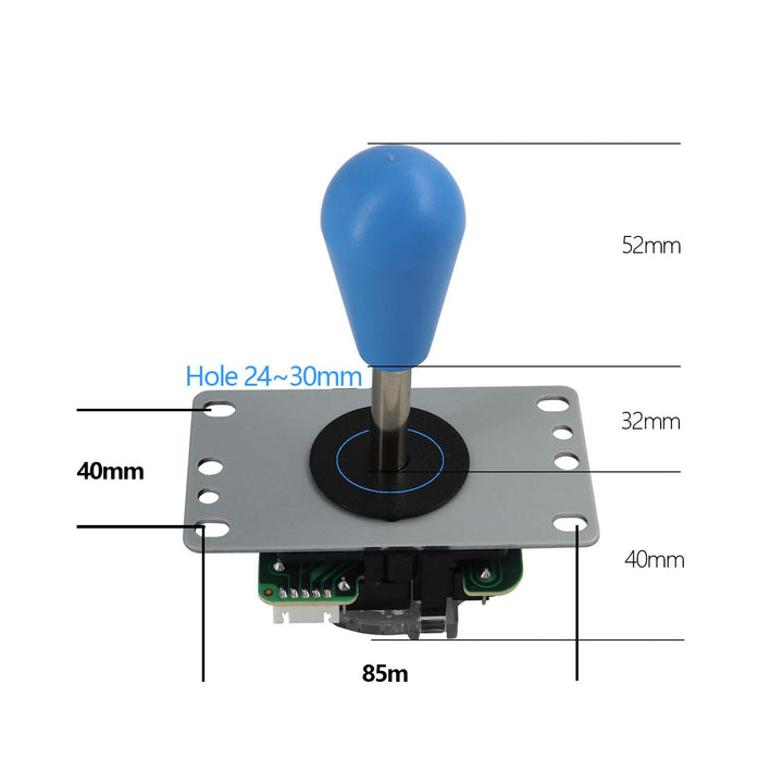 SJ@JX Arcade Game 2 Player Controller DIY Kit Microswitch Button 4&8 Way Joystick Zero Delay USB Enc