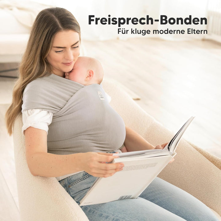 KeaBabies Babytrage Ab Geburt - Atmungsaktive Babytragetücher, Babytrage Neugeborene Ab Geburt, Baby