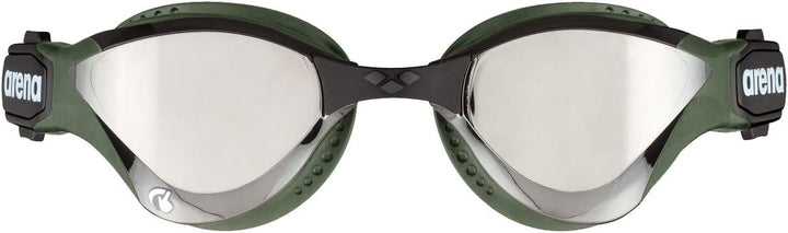 ARENA Unisex Cobra Tri Swipe Mr Schwimmbrille (1er Pack) Silver-Army Einheitsgrösse Bundle mit Unise
